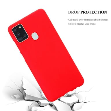 Skal Samsung Galaxy A21s Fodral Case (Röd)