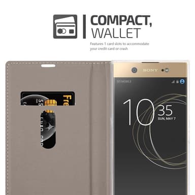 Sony Xperia XA1 ULTRA Plånboksfodral Skal (Blå)