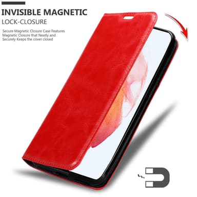 Samsung Galaxy S21 5G Skal Fodral Case (Röd)