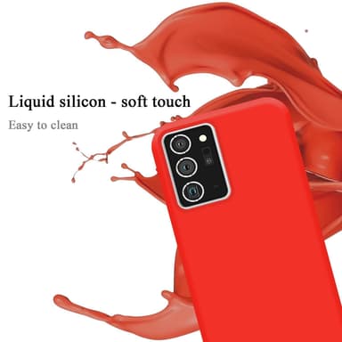 Samsung Galaxy NOTE 20 PLUS Skal Fodral Case (Röd)