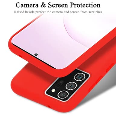 Samsung Galaxy NOTE 20 PLUS Skal Fodral Case (Röd)
