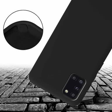 Samsung Galaxy A31 Skal Fodral Kedja (Svart)