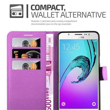 Samsung Galaxy J5 2016 Plånboksfodral Skal (Lila)
