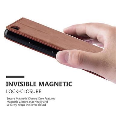 Sony Xperia Z3 Skal Fodral Case (Brun)
