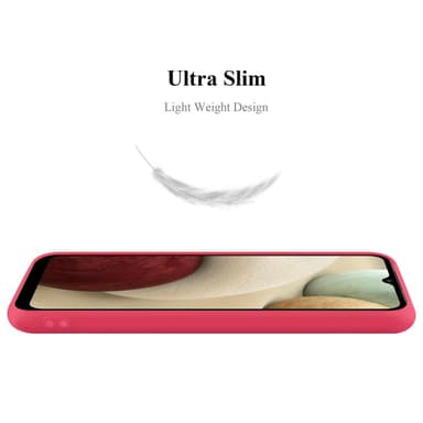Skal Samsung Galaxy A12 / M12 Fodral Case (Röd)
