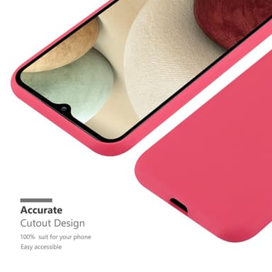 Skal Samsung Galaxy A12 / M12 Fodral Case (Röd)