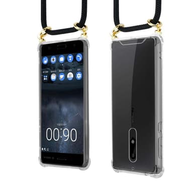 Nokia 5 2017 Skal Fodral Kedja (Svart)