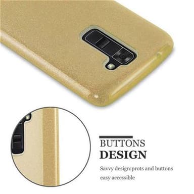 LG K7 2016 Skal Fodral Case (Guld)