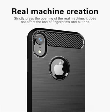 iPhone XR Skal Fodral Case (Svart)