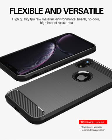 iPhone XR Skal Fodral Case (Svart)