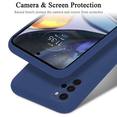 Motorola MOTO G22 Skal Fodral Case (Blå)