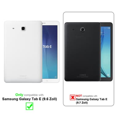Samsung Galaxy Tab E (9.6 tum) 3x Skyddsglas Skyddsfilm