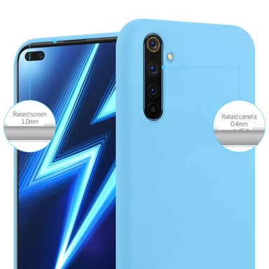 Skal Realme 6 PRO Fodral Case (Blå)