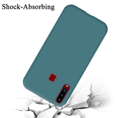 Samsung Galaxy A20s Skal Fodral Case (Grön)