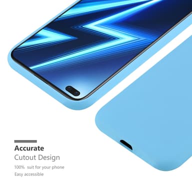 Skal Realme 6 PRO Fodral Case (Blå)