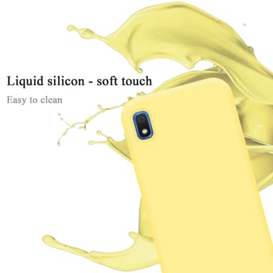 Samsung Galaxy A10 / M10 Skal Fodral Case (Gul)