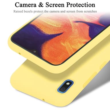 Samsung Galaxy A10 / M10 Skal Fodral Case (Gul)