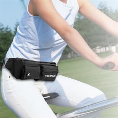 Fanny pack med 4 fack Justerbar längd vattentät vaska