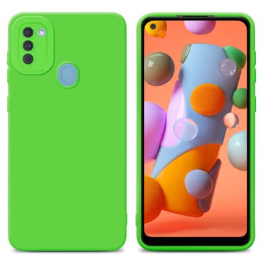 Samsung Galaxy A11 / M11 Skal Fodral Case (Grön)
