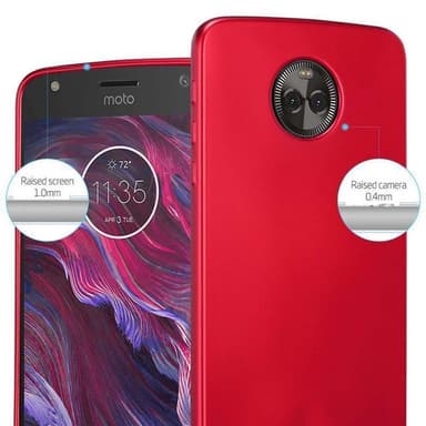 Skal Motorola MOTO X4 Fodral Case (Röd)