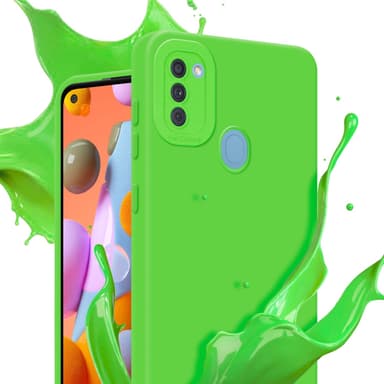 Samsung Galaxy A11 / M11 Skal Fodral Case (Grön)