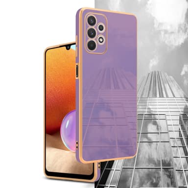 Samsung Galaxy A32 5G Skal Fodral Case (Lila)
