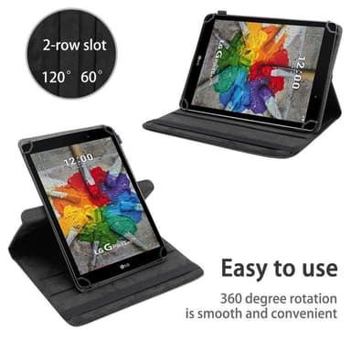 LG G Pad 3 (8.0 tum) Skal Fodral Case (Svart)