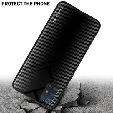 Samsung Galaxy A51 4G / M40s Skal Fodral Case (Svart)
