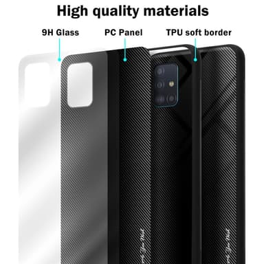 Samsung Galaxy A51 4G / M40s Skal Fodral Case (Svart)