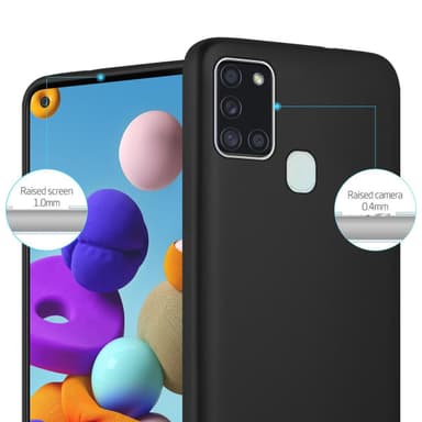 Skal Samsung Galaxy A21s Fodral Case (Svart)