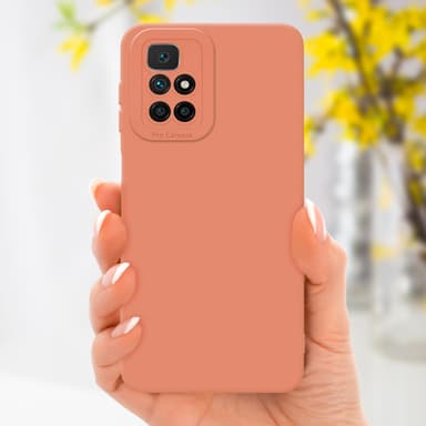 Xiaomi RedMi 10 Skal Fodral Case (Orange)