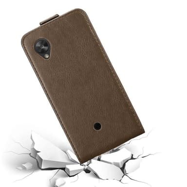 LG Google NEXUS 5 Flipfodral Skal (Brun)