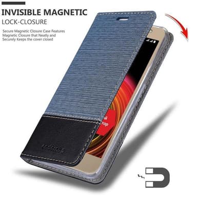 LG X POWER 2 Plånboksfodral Skal (Blå)