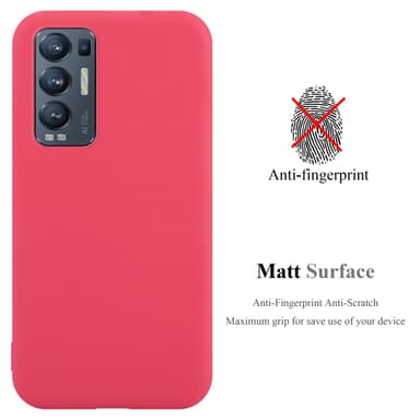 Skal Oppo FIND X3 NEO Fodral Case (Röd)