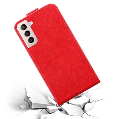 Samsung Galaxy S21 PLUS Flipfodral Skal (Röd)
