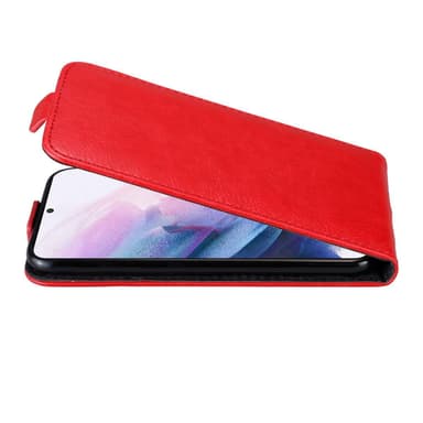 Samsung Galaxy S21 PLUS Flipfodral Skal (Röd)