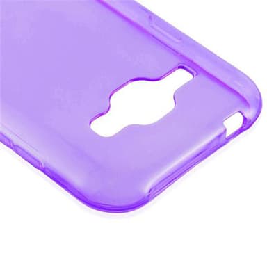 Samsung Galaxy J1 2015 Skal Fodral Case (Lila)