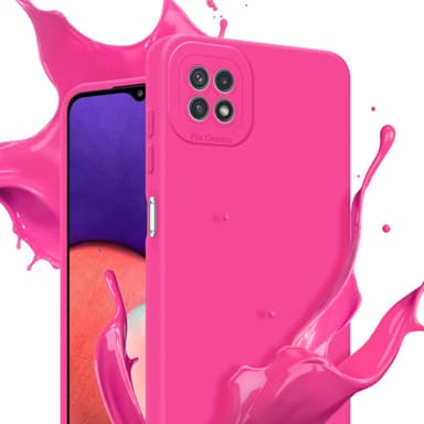 Samsung Galaxy A22 5G Skal Fodral Case (Rosa)