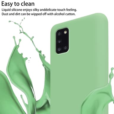 Samsung Galaxy A31 Skal Fodral Kedja (Grön)