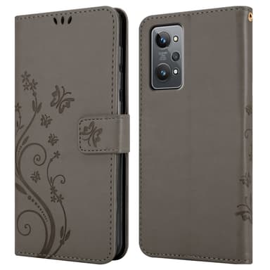 Realme GT 2 / GT Neo 2 Plånboksfodral Skal (Grå)