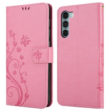 Motorola MOTO G200 5G Plånboksfodral Skal (Rosa)