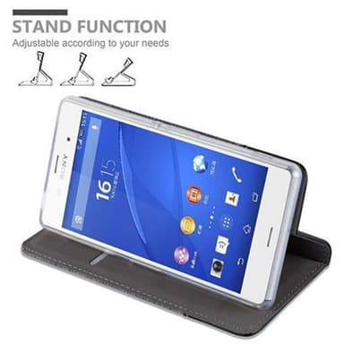 Sony Xperia Z3 Plånboksfodral Skal (Grå)