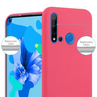 Skal Huawei NOVA 5i / P20 LITE 2019 Fodral Case (Röd)
