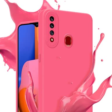 Samsung Galaxy A20s Skal Fodral Case (Röd)