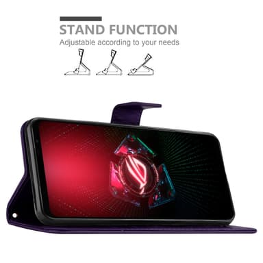 Asus ROG Phone 5 Plånboksfodral Skal (Lila)