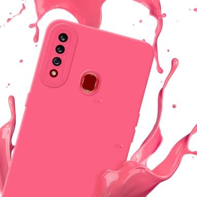 Samsung Galaxy A20s Skal Fodral Case (Röd)