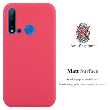 Skal Huawei NOVA 5i / P20 LITE 2019 Fodral Case (Röd)
