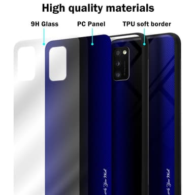 Samsung Galaxy A41 Skal Fodral Case (Lila)