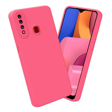 Samsung Galaxy A20s Skal Fodral Case (Röd)