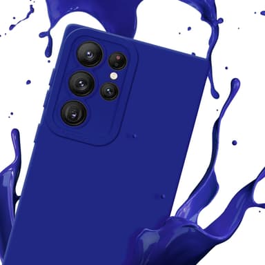 Samsung Galaxy S22 ULTRA Skal Fodral Case (Blå)